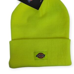 Dickies beanie hat Neon bright Green one Size